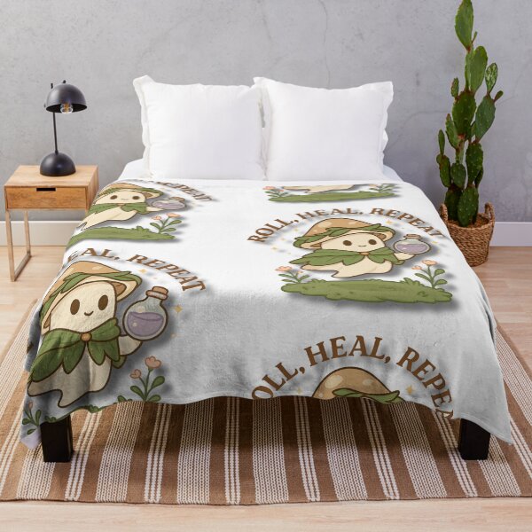 Item preview, Mushroom Healer Ghost - Roll Heal Repeat designed and sold by NSEAdventures.