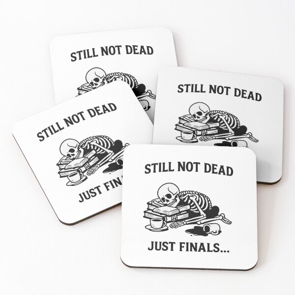 Item preview, Still Not Dead – Just Finals Skeleton Design designed and sold by Joyloom.