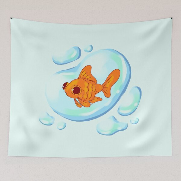 Item preview, Fish amidst Bubbles designed and sold by EveningRaine.
