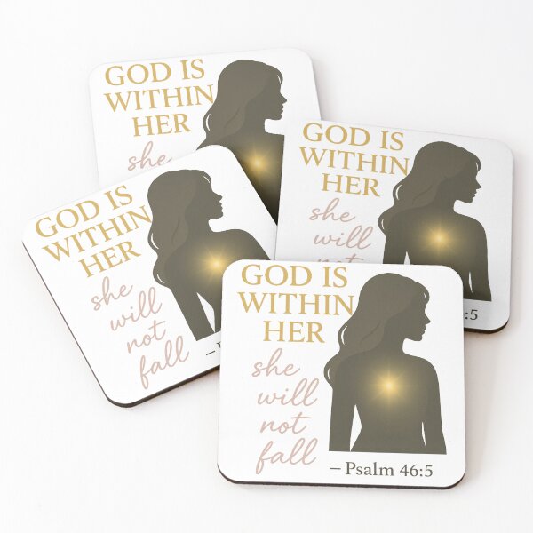 Item preview, God Is Within Her (alternate) designed and sold by Redeemed Form.