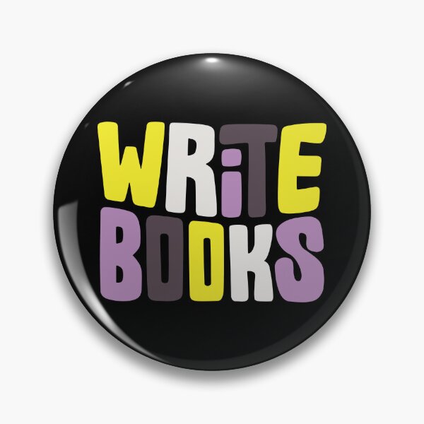 Item preview, write nonbinary books | pride designed and sold by DesignsByAND.