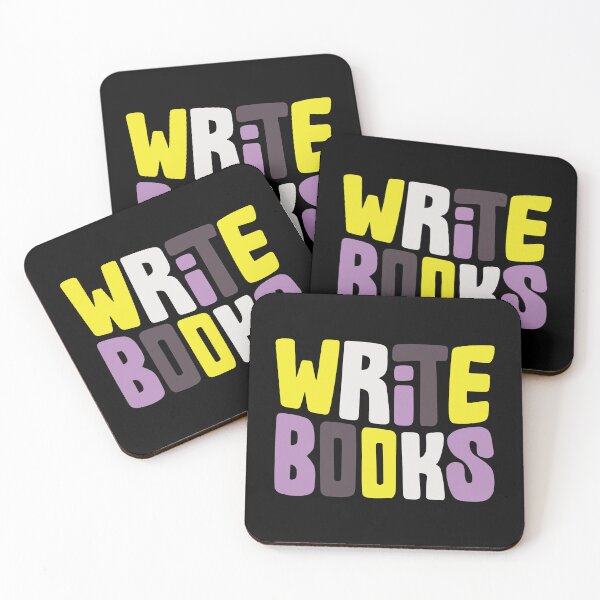 Item preview, write nonbinary books | pride designed and sold by DesignsByAND.