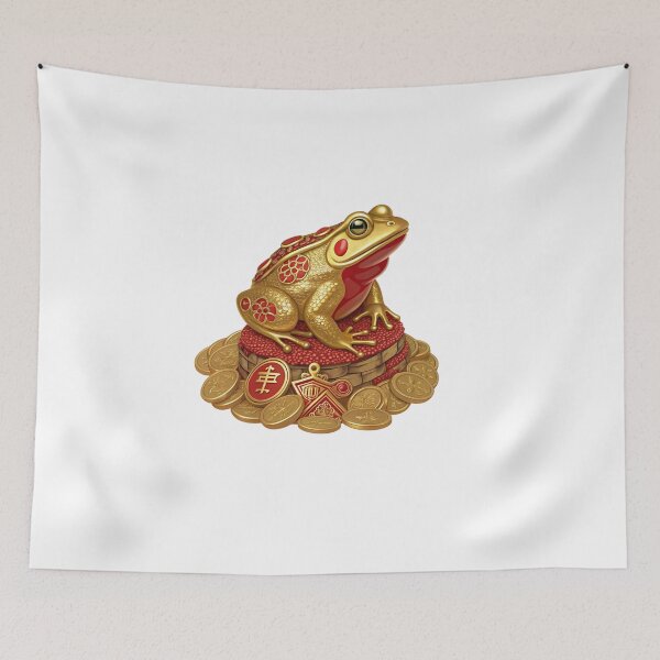 Item preview, Feng Shui frog , golden frog Chinese lucky frog  designed and sold by Lucky 777.