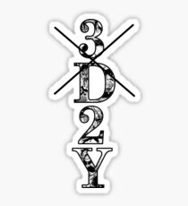 3D2Y Sticker