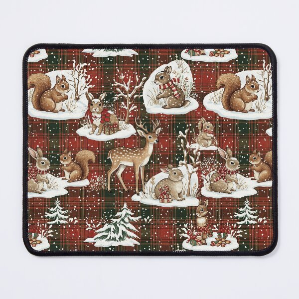 Item preview, Christmas time with snow rabbit, squirrel, reindeer  designed and sold by DropRomance.