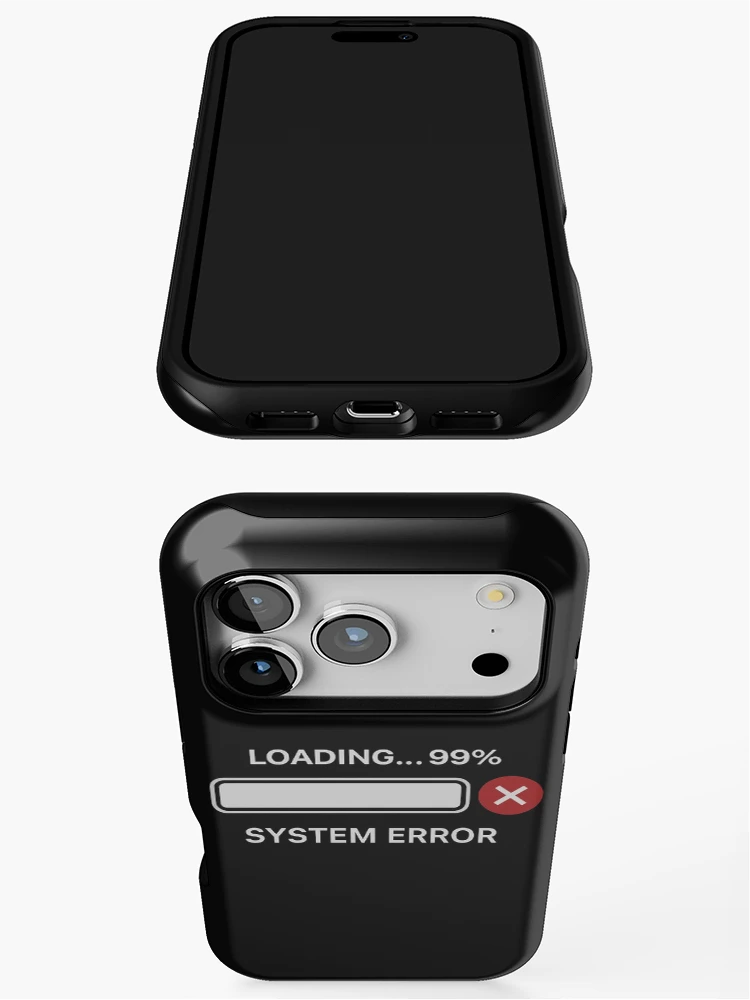 Thumbnail 3 of 4, iPhone Case, Humorous Loading Bar System Error Design designed and sold by Amelia Design.