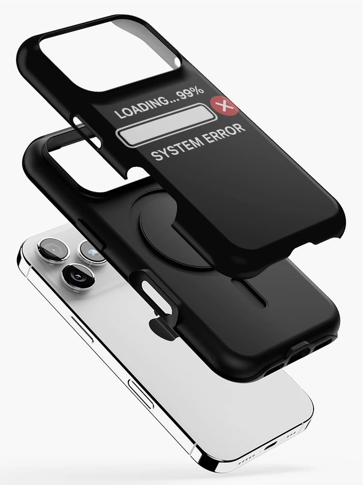 Thumbnail 2 of 4, iPhone Case, Humorous Loading Bar System Error Design designed and sold by Amelia Design.