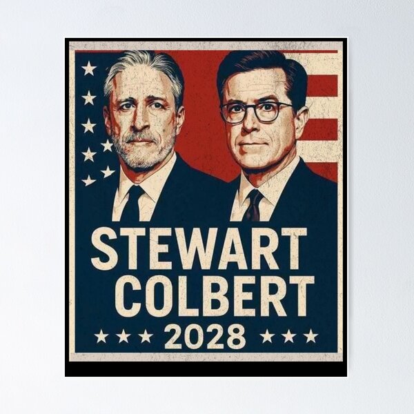 Item preview, Stewart Colbert 2028 Funny Presidential Election designed and sold by zptees.