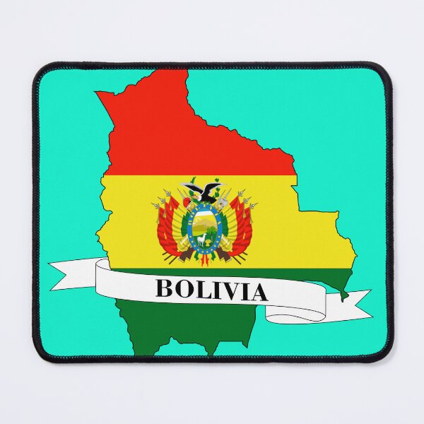 Item preview, Map of the flag of Bolivia designed and sold by visual adventures.