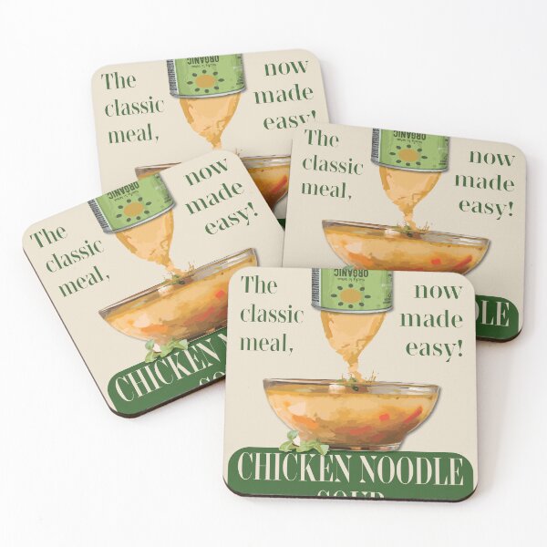 Item preview, Vintage Chicken Noodle Soup Ad designed and sold by zaveldesigns.