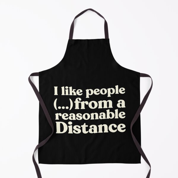Item preview, Humor offensive Text design , I like people from a reasonable distance - Hilarious Sayings designed and sold by Fokma.