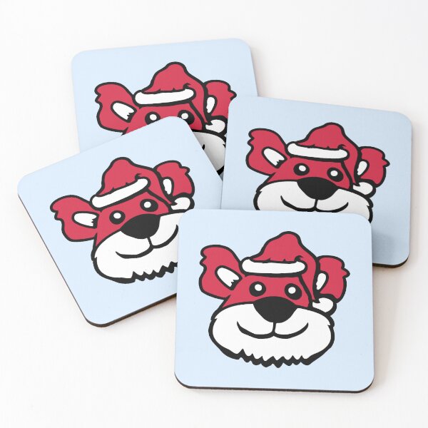 Item preview, Bear Santa Claus Christmas Hat Happy Celebration Funny designed and sold by shirt-o-mat.