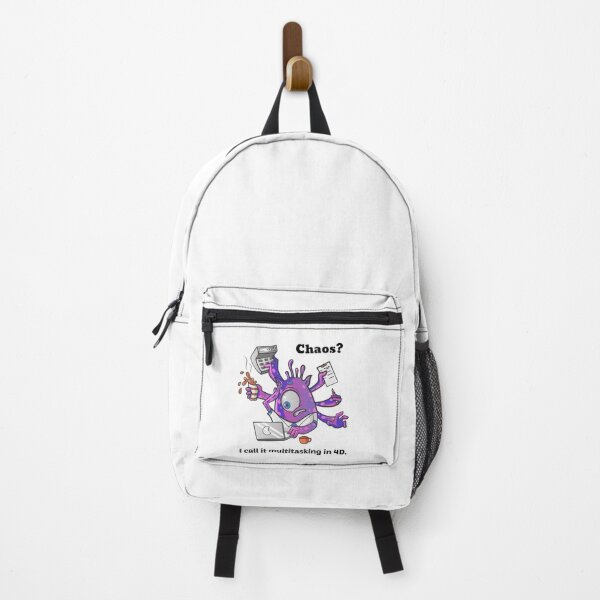 Item preview, Multitasking in 4D – Funny Chaos Monster Design designed and sold by SakulDesign.