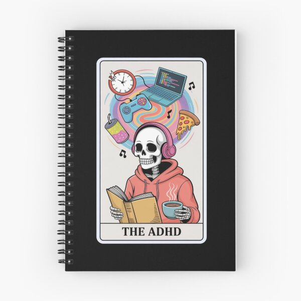 Item preview, The ADHD Tarot Card designed and sold by Splendid Scibbles.
