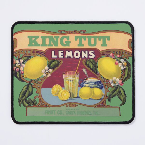 Item preview, King Tut Lemons Vintage Fruit Label designed and sold by Web Natural Designs.