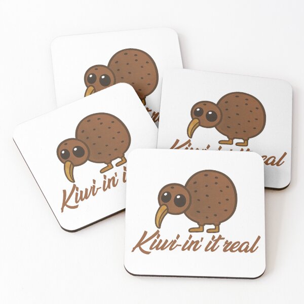 Item preview, Kiwi-in’ It Real – Cute Kiwi Bird Pun Design designed and sold by CanSparkleArt.