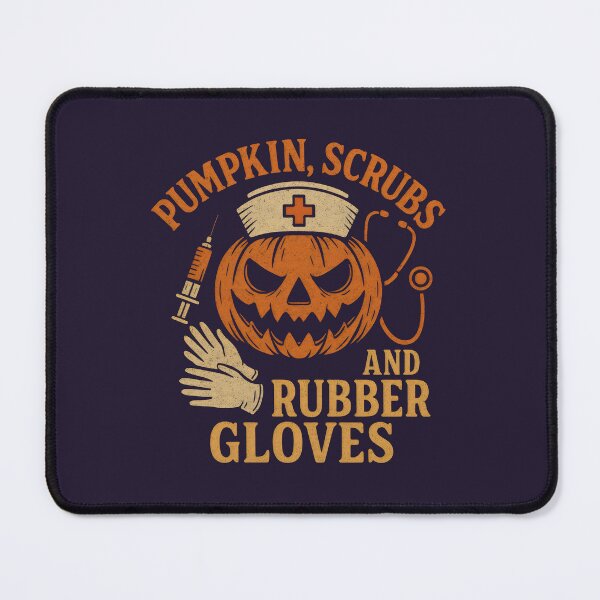 Item preview, Pumpkin, Scrubs And Rubber Gloves designed and sold by DemureArtsy.