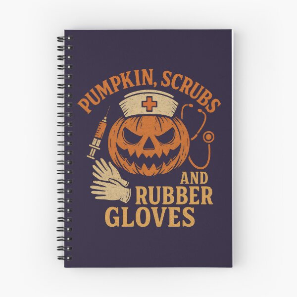 Item preview, Pumpkin, Scrubs And Rubber Gloves designed and sold by DemureArtsy.