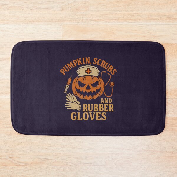 Item preview, Pumpkin, Scrubs And Rubber Gloves designed and sold by DemureArtsy.