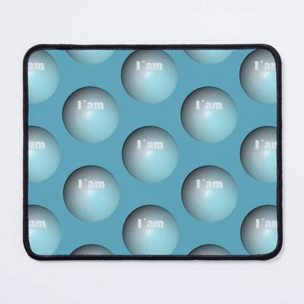 Item preview, I am infinite sky blue circle designed and sold by designmari.