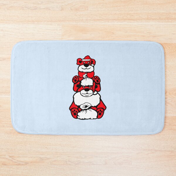Item preview, 2 Bear Santa Claus Dad Son Team Christmas Friends designed and sold by shirt-o-mat.
