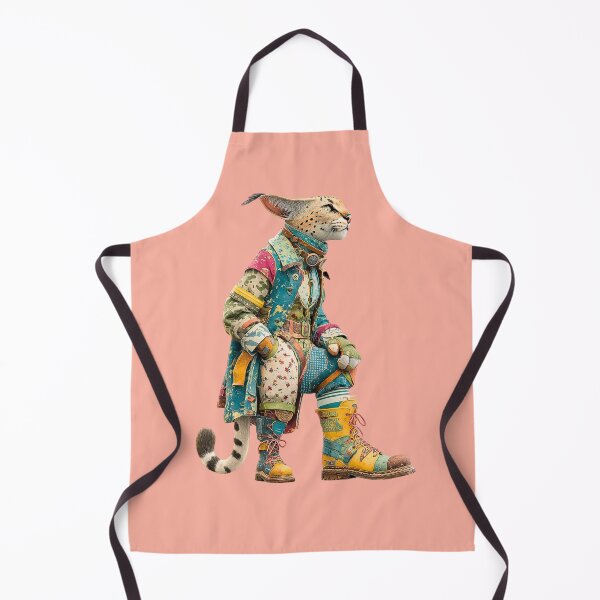 Item preview, Title: Patchwork Nomad: The Caracal Adventurer designed and sold by MYTHIC PEEL STICKERS.