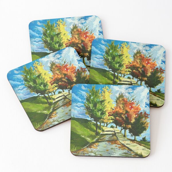 Item preview, Libby Hill, RVA in Autumn | Acrylic Painting Print designed and sold by Ryan Piracha.
