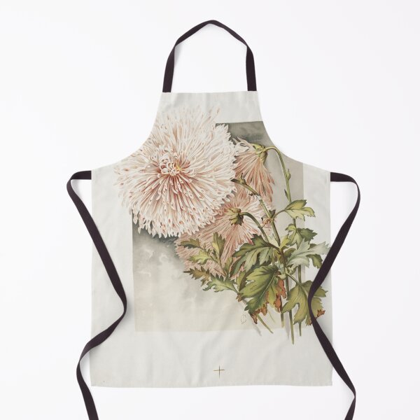 Item preview, Pink Chrysanthemums by James Callowhill Vintage Chromolithograph designed and sold by PureVintageLove.