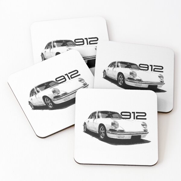 Item preview, Vintage 1075 Porsche 912 Illustration designed and sold by blackdogshop.