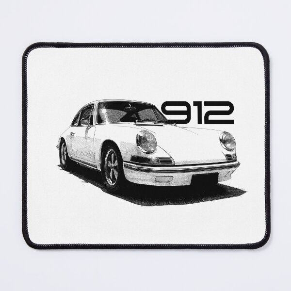 Item preview, Vintage 1075 Porsche 912 Illustration designed and sold by blackdogshop.