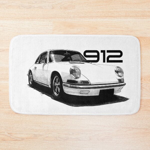 Item preview, Vintage 1075 Porsche 912 Illustration designed and sold by blackdogshop.