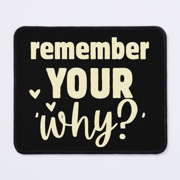 Item preview, Remember Your Why Minimalist Fitness Motivational Quote designed and sold by Guess4best.