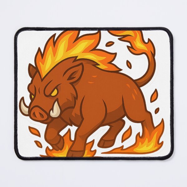 Item preview, Fire Elemental Boar – Wrath of the Wild Blaze? designed and sold by ElementalBeast1.