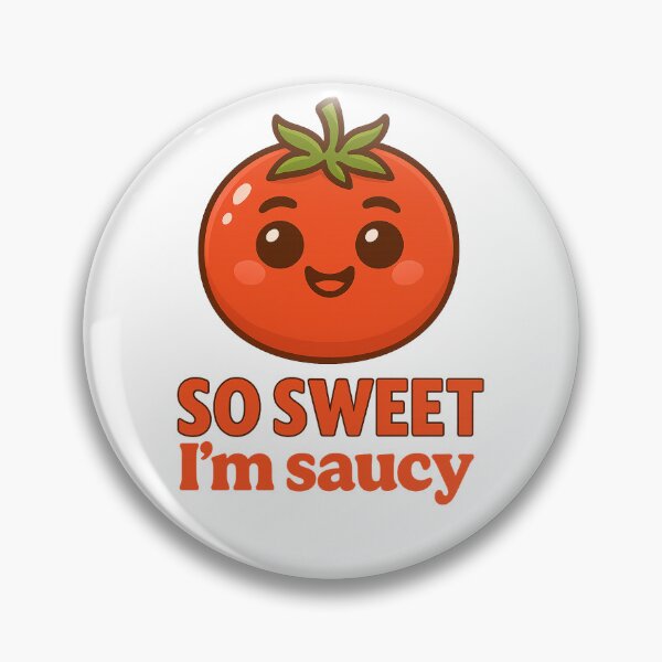 Item preview, So Sweet I’m Saucy – Cute Tomato Kawaii Shirt Design designed and sold by maxtil.
