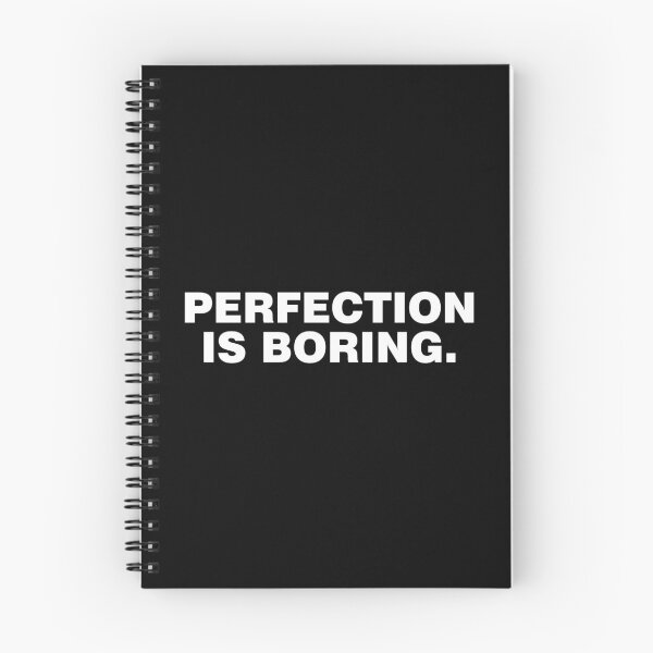 Item preview, Perfection is boring. designed and sold by CurlyDude.