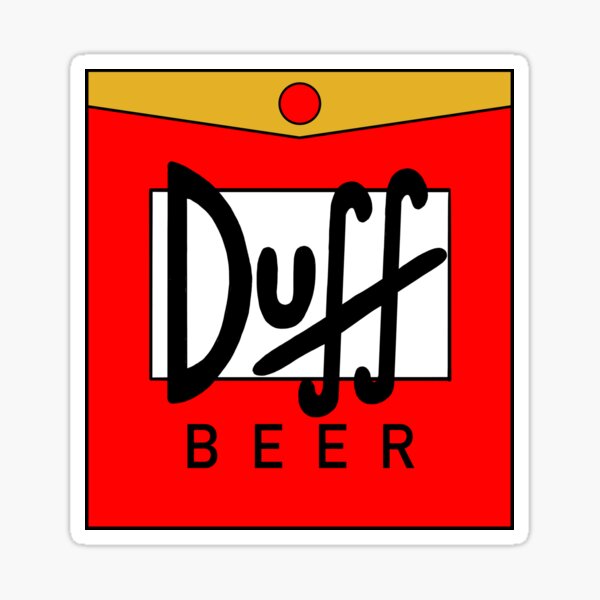 Item preview, Duff Brewing Co.  designed and sold by PlatinumPlastic.