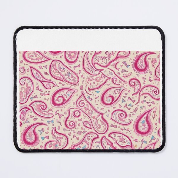 Item preview, Elegant Pink Paisley Print – Soft Boho Chic Vibe designed and sold by FitEnvy.