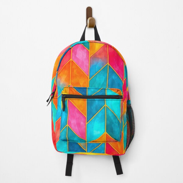 Item preview, Translucent Geometric Colorful Herringbone Pattern designed and sold by scicilysimonee.