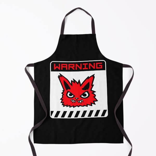 Item preview, Cat Warning Sign Danger Zone Evil Angry Monster Bad designed and sold by shirt-o-mat.