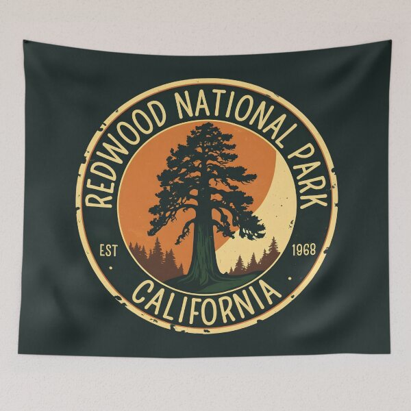 Item preview, Redwood National Park - California designed and sold by GoodOldVintage.