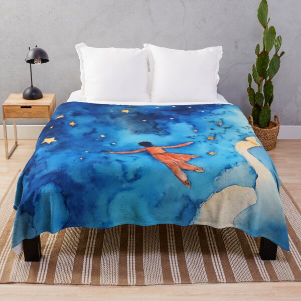 Item preview, Free Falling Through the Stars – Watercolor Cosmic Art designed and sold by soulfulpalette.