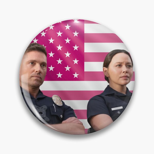 Item preview, Chenford The Rookie Pink Flag designed and sold by lavndershrtdays.