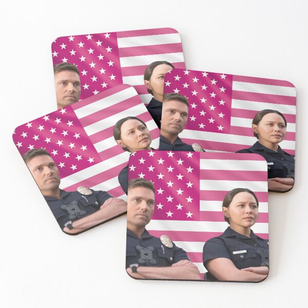 Item preview, Chenford The Rookie Pink Flag designed and sold by lavndershrtdays.