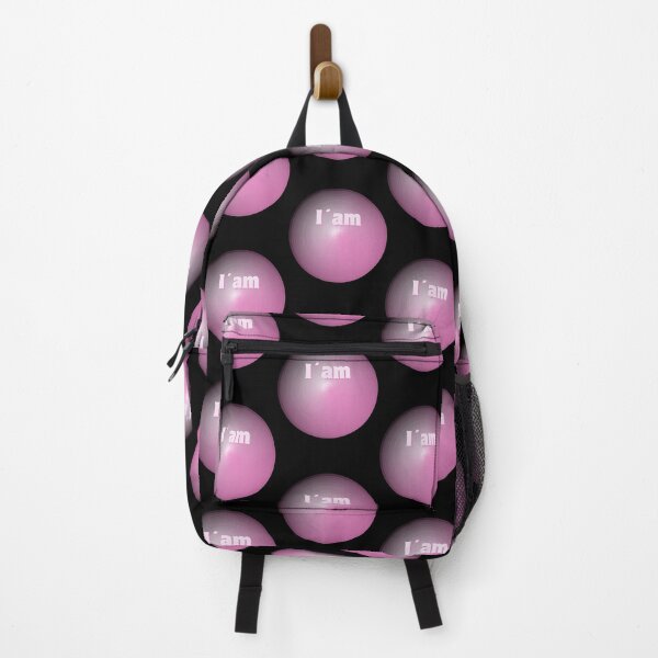 Item preview, I am pink infinite circle in black designed and sold by designmari.