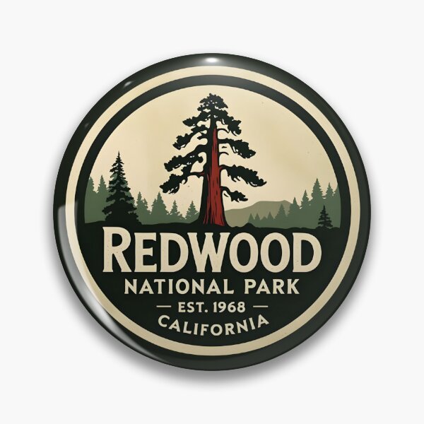 Item preview, Redwood National Park - California designed and sold by GoodOldVintage.