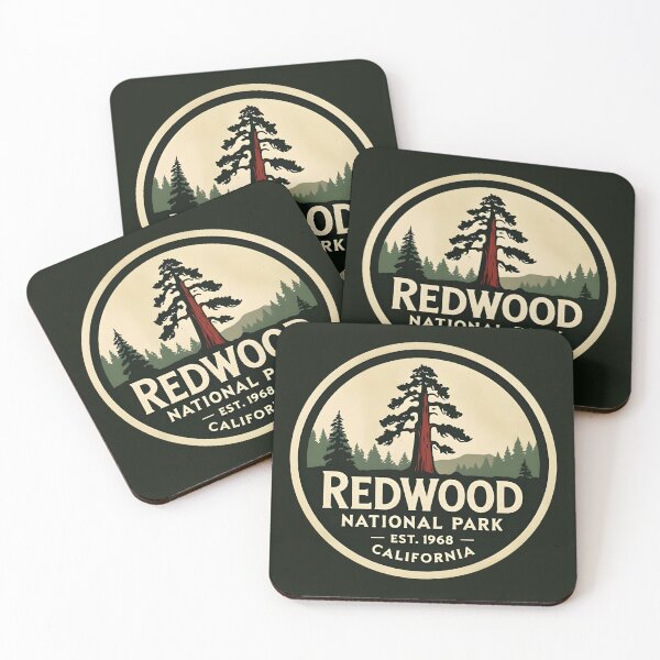 Item preview, Redwood National Park - California designed and sold by GoodOldVintage.