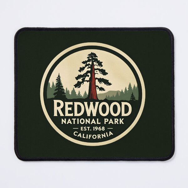 Item preview, Redwood National Park - California designed and sold by GoodOldVintage.
