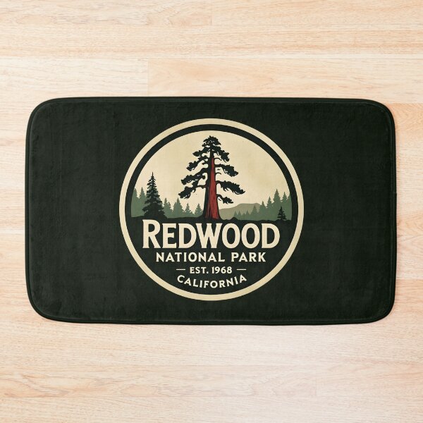 Item preview, Redwood National Park - California designed and sold by GoodOldVintage.