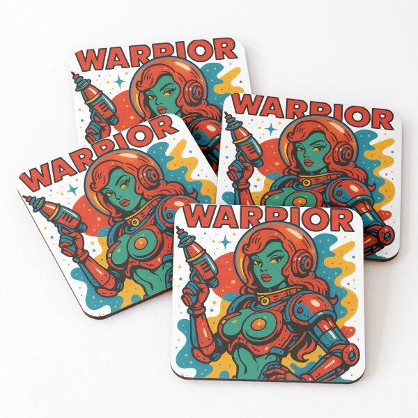 Item preview, Powerful Alien Space Warrior designed and sold by JonelleTshirts.