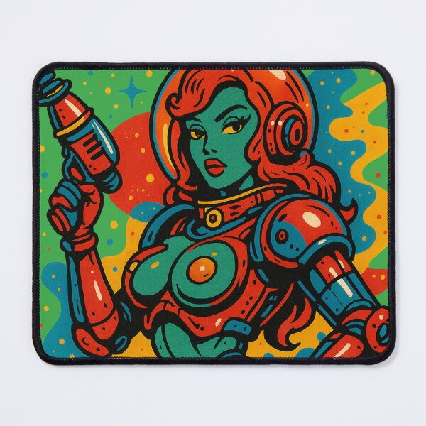 Item preview, Powerful Alien Space Warrior designed and sold by JonelleTshirts.